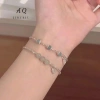 Vòng tay bạc ánh sáng ngọc sáng - Chúc may mắn, lắc tay bạc ngọc, giá ưu đãi 276k 9