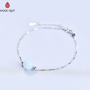 Vòng tay bạc hạt phong thủy đủ mệnh VC1.274 - Ngọc Quý, giảm giá 21% chỉ 719.000₫
