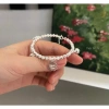 Vòng tay Bạc khắc tên và ngày sinh nhật cho bé gái 2-8 tuổi - Quà sang trọng Lắc Cỏ 4 lá VT050 2