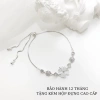 Vòng tay bạc Miuu Silver - Dây rút điều chỉnh size, cỏ 4 lá Miracle Clover, giá ưu đãi 800.000đ 2