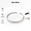 Vòng tay bạc Miuu Silver kiềng tay unisex khắc chữ giảm giá 20% chỉ 1.000.000đ