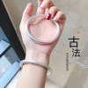 Vòng tay bạc nguyên chất S9.999 - Cổ vòng cổ đại phong cách học sinh, giảm giá 19% chỉ 90.255₫, bảo hành 12 tháng 3