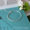 Vòng tay bạc nữ MATERA S925 – Hạt bạc vỡ cao cấp, phong cách Minimalism sang trọng 6