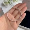 Vòng tay bạc nữ MATERA S925 – Hạt bạc vỡ cao cấp, phong cách Minimalism sang trọng 7