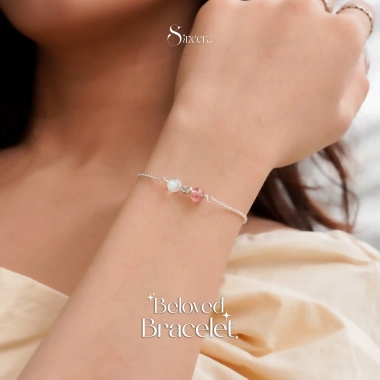 Vòng Tay Bạc Nữ SINCERA BELOVED 925 - Đá Phong Thủy Mix Charm - Giá 349k 4