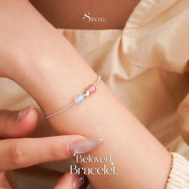 Vòng Tay Bạc Nữ SINCERA BELOVED 925 - Đá Phong Thủy Mix Charm - Giá 349k 5