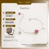 Vòng Tay Bạc Nữ SINCERA TIMELESS - Đá Phong Thủy Mix Charm s925, Lắc Bạc Năng Lượng, Giá ưu đãi 490k