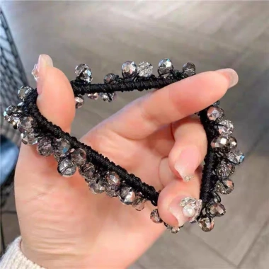 Vòng tay buộc tóc pha lê lấp lánh, đàn hồi – quà tặng hoàn hảo cho cô gái, chỉ 46.900 VND 3