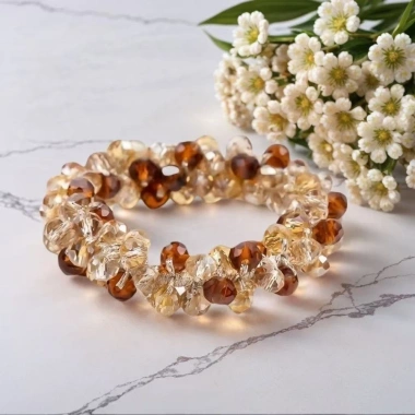 Vòng tay buộc tóc pha lê lấp lánh, đàn hồi – quà tặng hoàn hảo cho cô gái, chỉ 46.900 VND 6