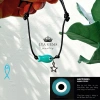 Vòng tay cá mắt quỷ xanh dương charm sao may mắn Lyagems kèm sticker dễ thương, giá 27.500₫ 6