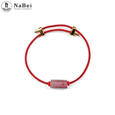 Vòng Tay Charm Thạch Anh Dâu NB198 Phong Thủy NaBei Mộc Hỏa Thổ Nam Nữ Giá 600k 6