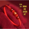 Vòng Tay Chỉ Đỏ 12 Con Giáp May Mắn - Tặng Mèo Thần Tài, Thuận Lộc, Giá 39k 4