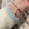 Vòng Tay Chỉ Đỏ May Mắn Tài Lộc - Mã Não Bình An | WU BANGLE Giá 55k 2