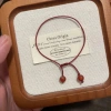 Vòng Tay Chỉ Đỏ May Mắn Tài Lộc - Mã Não Bình An | WU BANGLE Giá 55k 6