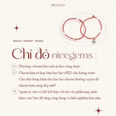 Vòng tay chỉ đỏ mix bi bạc LYA handmade dây lụa xoắn - May mắn cho người lớn và trẻ em, giảm còn 99.000₫ 3 Vòng tay chỉ đỏ mix bi bạc LYA handmade dây lụa xoắn - May mắn cho người lớn và trẻ em, giảm còn 99.000₫ 3