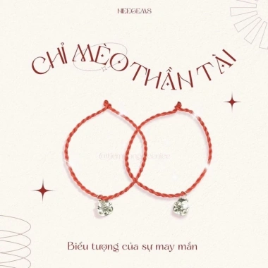 Vòng tay chỉ đỏ mix bi bạc LYA handmade dây lụa xoắn - May mắn cho người lớn và trẻ em, giảm còn 99.000₫