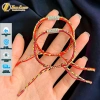 Vòng tay chỉ tông đỏ ngũ sắc kiểu Tibet ống trụ khắc chú bình an may mắn DIY Tuệ Lâm - Giá ưu đãi 75.000 VND