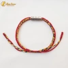 Vòng tay chỉ tông đỏ ngũ sắc kiểu Tibet ống trụ khắc chú bình an may mắn DIY Tuệ Lâm - Giá ưu đãi 75.000 VND 10
