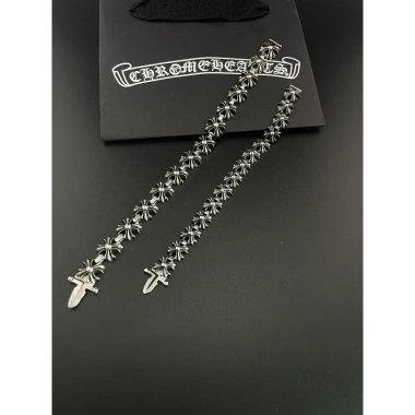 Vòng tay Chrome HEARTS Bạc 925 Hoa Chữ Thập Vintage Punk Rock - Phong cách Hip Hop, quà tặng 1.976, giá chỉ 495.000 VND 6