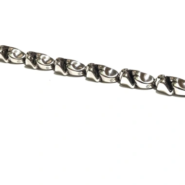 Vòng Tay Chrome HEARTS Bạc 925 Lưỡi Lớn Cán Đá Mỏng Punk Rock Phụ Kiện Hip Hop Quà Tặng Ngày Lễ Tình Nhân
