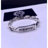 Vòng Tay Chrome HEARTS Bạc 925 Lưỡi Lớn Cán Đá Mỏng Punk Rock Phụ Kiện Hip Hop Quà Tặng Ngày Lễ Tình Nhân 6