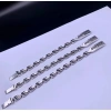 Vòng Tay Chrome HEARTS Bạc 925 Lưỡi Lớn Cán Đá Mỏng Punk Rock Phụ Kiện Hip Hop Quà Tặng Ngày Lễ Tình Nhân 7