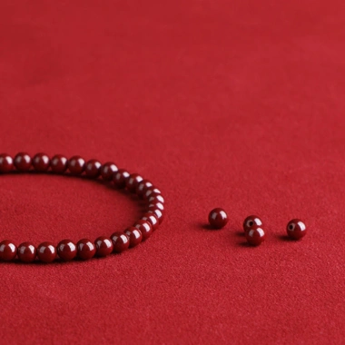 Vòng tay Cinnabar cho nữ - Ngọc khoáng tím vàng, phong thủy Tý, giảm 18% 9