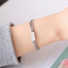 Vòng tay Cuba khắc tên thép TITAN không gỉ, Nam nữ, quà tặng tình yêu, giảm còn 79.000₫ 4