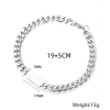 Vòng tay Cuba khắc tên thép TITAN không gỉ, Nam nữ, quà tặng tình yêu, giảm còn 79.000₫ 6