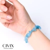 Vòng tay đá chip Aquamarine hỗ trợ bình yên, thanh lọc, giao tiếp rõ ràng - giá 119.000 VND 5