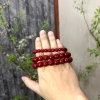 Vòng tay đá chu sa hồng may mắn tài lộc - giảm giá 35.500₫, phong thủy tăng thịnh vượng, quà tặng nữ 5
