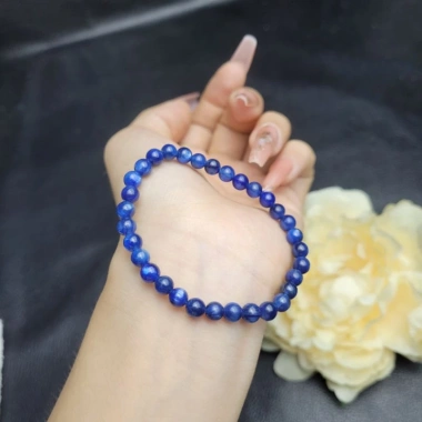Vòng Tay Đá Kyanit Saphiree Nước - Phong Thủy Mệnh Thuỷ và Mộc, Giảm Giá 495k
