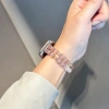 Vòng tay đá mắt mèo Đàn Hồi cho iWatch S8/7/6/SE/5 - Đính hạt, phù hợp 40-45mm 3