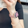 Vòng tay đá mắt mèo Đàn Hồi cho iWatch S8/7/6/SE/5 - Đính hạt, phù hợp 40-45mm 4
