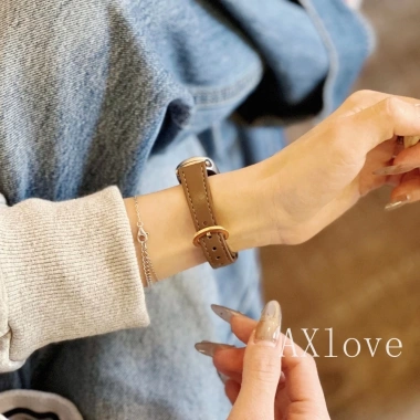 Vòng tay da mỏng cho Xiao Mi Band 10-3, dây đeo tương thích Mi Band 8/9, giá 79.200₫