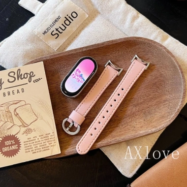 Vòng tay da mỏng cho Xiao Mi Band 10-3, dây đeo tương thích Mi Band 8/9, giá 79.200₫