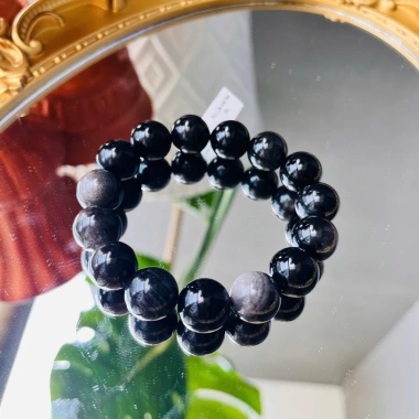 Vòng tay Đá Núi Lửa Ánh Vàng - Ánh Bạc, tặng hộp gỗ, may mắn bình an cho nam nữ mệnh Thuỷ Kim Mộc 10 Vòng tay Đá Núi Lửa Ánh Vàng - Ánh Bạc, tặng hộp gỗ, may mắn bình an cho nam nữ mệnh Thuỷ Kim Mộc 10