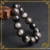 Vòng Tay Đá Núi Lửa Obsidian Vân Xám Khói 5A - Tâm Phong Thủy, Giá 299.000 VND 3