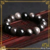 Vòng Tay Đá Núi Lửa Obsidian Vân Xám Khói 5A - Tâm Phong Thủy, Giá 299.000 VND 4
