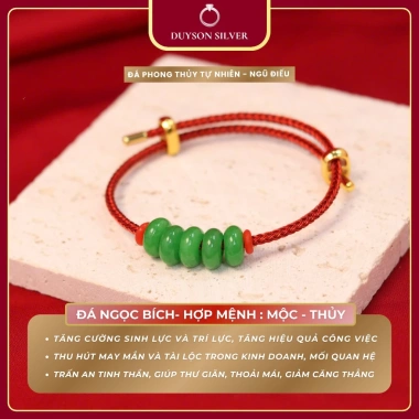 Vòng tay đá phong thủy Ngũ điếu tự nhiên Duyson Silver - Lắc tay PHÚC LỘC THỌ TÀI HỶ LTPT1, giảm giá 280k 10 Vòng tay đá phong thủy Ngũ điếu tự nhiên Duyson Silver - Lắc tay PHÚC LỘC THỌ TÀI HỶ LTPT1, giảm giá 280k 10