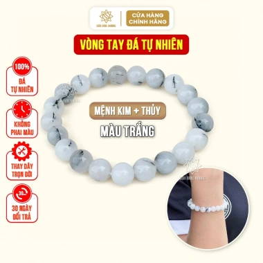 Vòng tay đá tự nhiên cao cấp phong thủy mệnh Kim Mộc Thủy Hỏa Thổ Mộc Hương nam nữ 10 Vòng tay đá tự nhiên cao cấp phong thủy mệnh Kim Mộc Thủy Hỏa Thổ Mộc Hương nam nữ 10