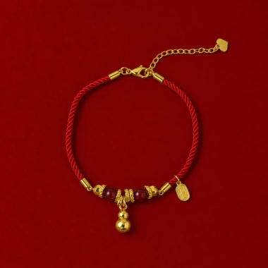 Vòng Tay Dây Đỏ May Mắn – Charm Nhỏ Thanh Lịch, Thiết Kế Tinh Tế, Giá 108.000đ