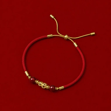 Vòng Tay Dây Đỏ May Mắn – Charm Nhỏ Thanh Lịch, Thiết Kế Tinh Tế, Giá 108.000đ