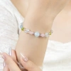Vòng tay dây sáp nữ AURORA JEWELRYOU mix đá tự nhiên - năng lượng tích cực, 703.000₫ 9
