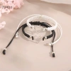 Vòng Tay Đôi Trái Tim Tình Yêu Tay Thủ Công Dây Điều Chỉnh - Quà Tặng SBS