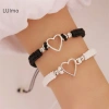 Vòng Tay Đôi Trái Tim Tình Yêu Tay Thủ Công Dây Điều Chỉnh - Quà Tặng SBS 4