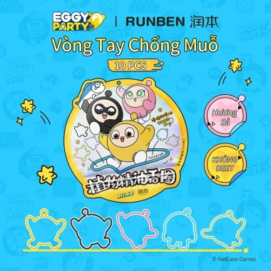Vòng tay đuổi muỗi RUNBEN: Ngăn muỗi đốt, vật liệu an toàn, giảm 17% chỉ 113.300₫ 3