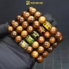 Vòng tay gỗ Bách xanh hạt tròn mix Lu Thống Omani cho nam nữ, mệnh Kim Mộc Thuỷ Hoả Thổ T.M.B 5