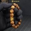Vòng tay gỗ Bách xanh hạt tròn mix Lu Thống Omani cho nam nữ, mệnh Kim Mộc Thuỷ Hoả Thổ T.M.B 8