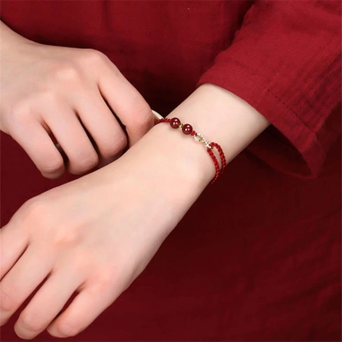 Vòng tay Handmade Cinnabar vô cực phong cách Trung Quốc Thu hút giàu có, quà may mắn 38,410₫ 3 Vòng tay Handmade Cinnabar vô cực phong cách Trung Quốc Thu hút giàu có, quà may mắn 38,410₫ 3